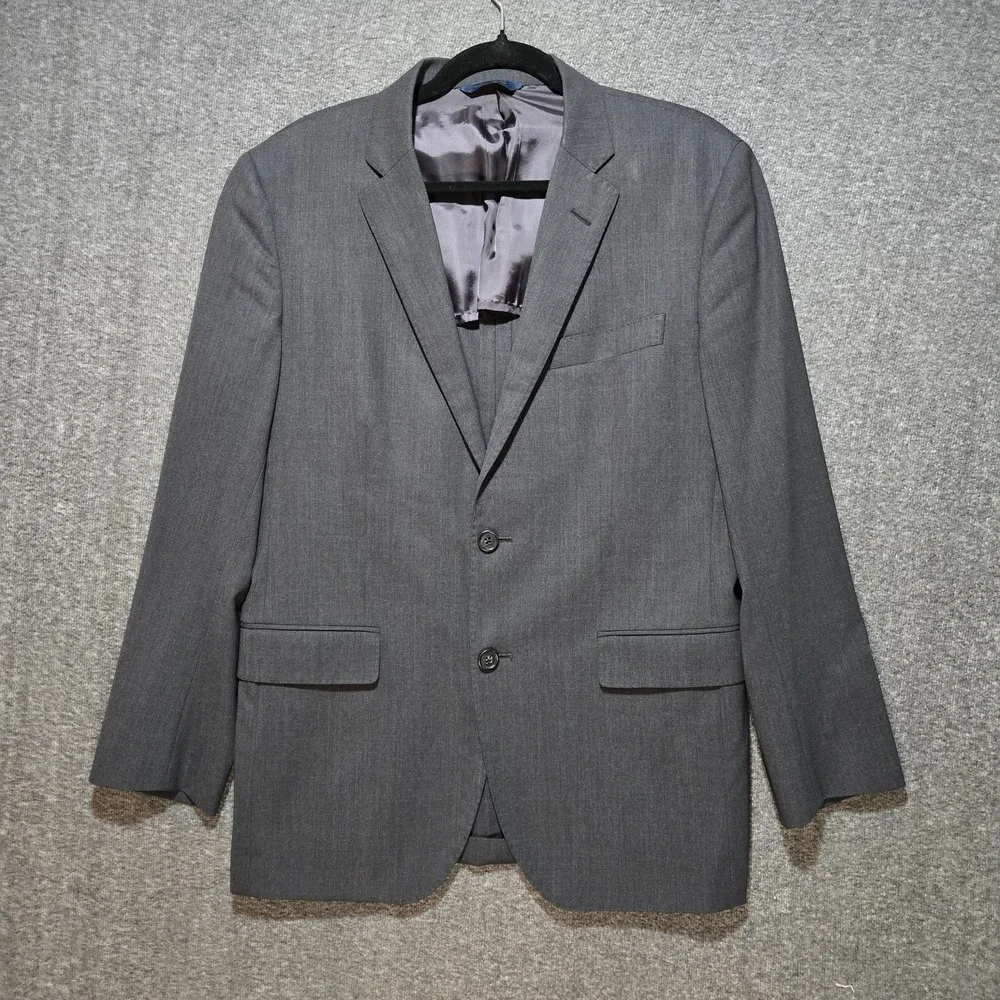 Brooks Brothers Milano Reda Brookscool Unstructured Blazer Charcoal Gray Sz 40S